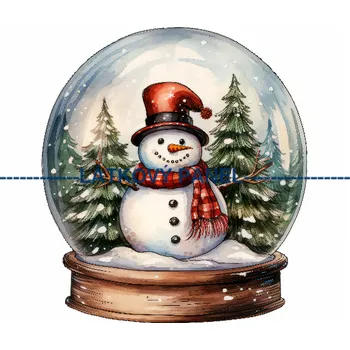 Látkový panel - Zimní těžítko - ZIM-71 Velikost: 20x20cm, Materiál: Kočárkovina