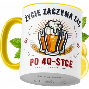 Hrnek Polidraw Hrnek Polidraw Narozeniny40 keramika 330 ml