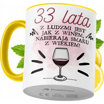 Hrnek Polidraw Hrnek Polidraw Narozeniny33 keramika 330 ml