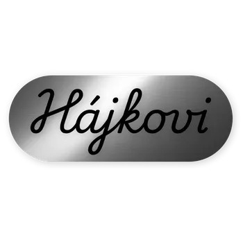 Domovní cedule MagicHome Cedulka na dveře/schránku/zvonek Oválná