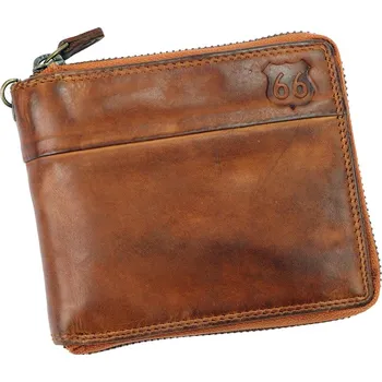 Peněženka Pánská peněženka Route 66 CBL DESIGD 1556 OLDRU hnědá