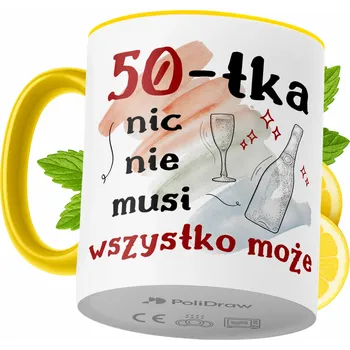 Hrnek Polidraw Hrnek Polidraw Narozeniny50 keramika 330 ml