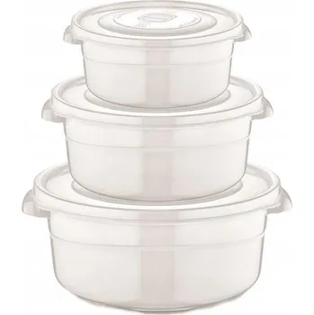 Dóza na potraviny Sada dóz na potraviny Hobby Life 3 kusy bílé