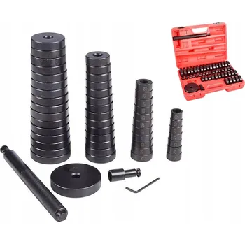 Vrták Lisovací adaptéry Stahovák ložisek a pouzder 18-74mm 52 dílů