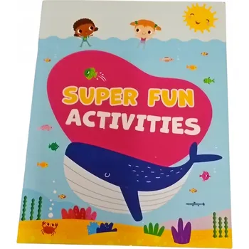 omalovánky Omalovánka s aktivitami pro děti Super Fun Activities