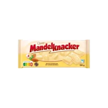 Čokoláda Choceur Mandelknacker bílá čokoláda s celými mandlemi 100 g