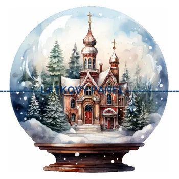 Látkový panel - Zimní těžítko - ZIM-66 Velikost: 25x25cm, Materiál: Úplet