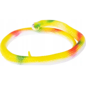 Gumový Realistický Had, natahovací hračka, 75 cm