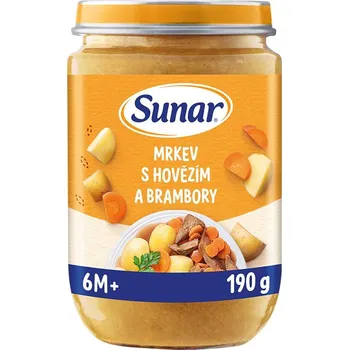 Sunar Příkrm mrkev s hovězím a brambory