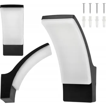 BERGE Venkovní nástěnná LED lampa 12W - neutrální barva ME0038