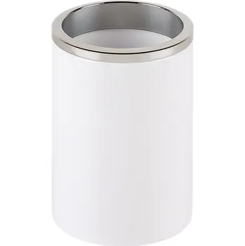 Držák na kartáček KELÍMEK DO KOUPELNY na kartáčky a pastu, vysoký lesk, ELEGANTNÍ BÍLÝ