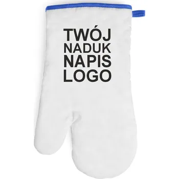 Chňapka Chrpově modrá kuchyňská chňapka s vlastním potiskem – Skvělý dárek