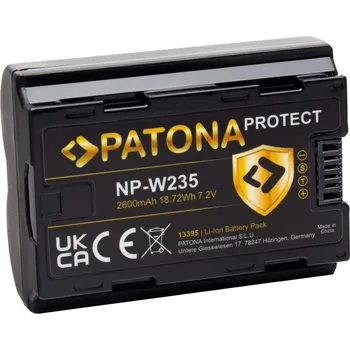 PATONA baterie pro foto Fuji NP-W235 2400mAh Li-Ion 7,2V Protect X-T4