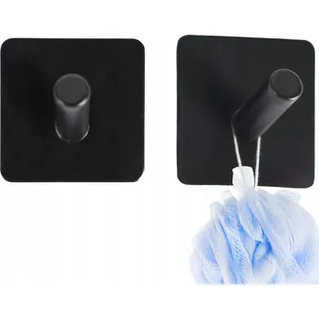 Věšák Černý Háček bez vrtání Rodeno