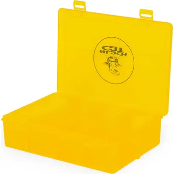 Pouzdro na rybářské vybavení Black Cat plastový box Sectioned Rig Bits (Prostorný a variabilní plastový box na sumcařskou bižuterii.)