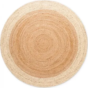 Koberec Kusový koberec Jutta Natur Gold/Ivory kruh 100x100 (průměr) kruh cm