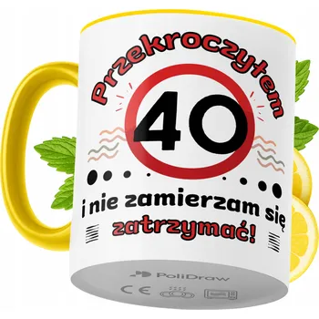 Hrnek Polidraw Hrnek Polidraw Narozeniny40 keramika 330 ml