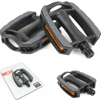 Pedál na kolo Platformové pedály JET 810A černé