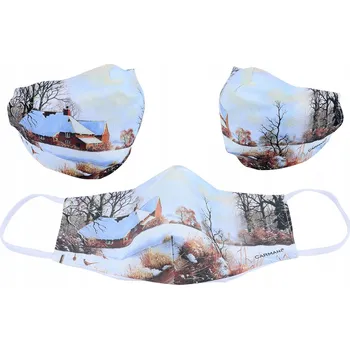 rouška Ochranná rouška CARMANI s vánoční dekorací 18,5x13,5 cm