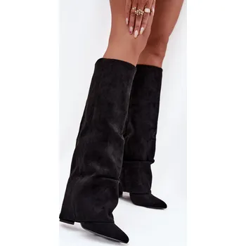 Dámské kozačky Kozačky na podpatku model 216989 Step in style 38