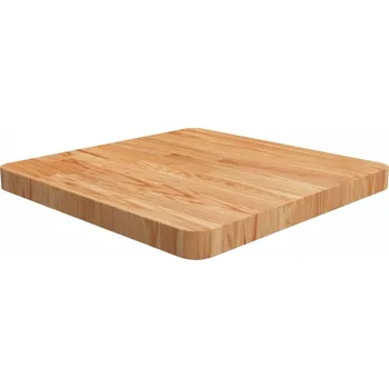 Psací stůl OMAXI Čtvercová stolní deska světle hnědá 50x50x4 cm ošetřený dub 930526