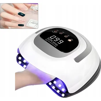 UV lampa na nehty Výkonná UV/LED Lampa na Nehty pro Hybridní a Gelové Nehty Sun X21 Max LCD s Rukojetí 320W