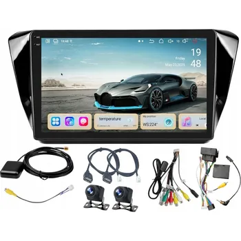 Auto Hi-Fi GPS RÁDIO ANDROID BT ŠKODA SUPERB 2015-2019 CARPLAY WIFI USB 6GB 128GB SIM