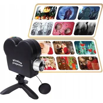 Světelný efekt VÁNOČNÍ PROJEKTOR Halloween LED PROJEKTOR PRO VENKOVNÍ DŮM