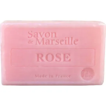 Mýdlo Jemné francouzské Marseillské mýdlo Le Chatelard 1802 s vůní růže RŮŽE 100g
