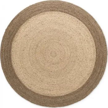 Koberec Kusový koberec Jutta Natur Ivory/Grey/Beige kruh 100x100 (průměr) kruh cm