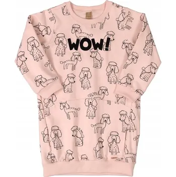 Dívčí mikina Dívčí světle tepláková mikina mikina s pudlem Up Baby, vel. 92