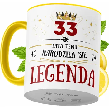 Hrnek Polidraw Hrnek Polidraw Narozeniny33 keramika 330 ml