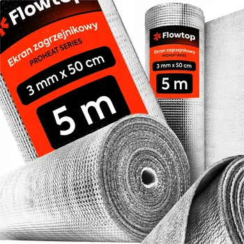 Radiátor Zátopový panel za radiátor Flowtop 5000 x 50 x 3 mm