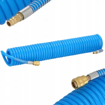 Zavlažování Airpress Pneumatická spirálová hadice PU s koncovkami 10 m fi 12 x 8 mm 4304210