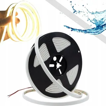 LED páska LED pásek venkovní 24V Neon COB 480LED/m Neutrální bílá 7W/m 310lm/m IP67 5M