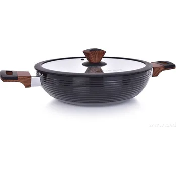 Pánev BIOPAN® | nepřilnavá pánev WOK s poklicí | Ø 28 cm | 3,6 L