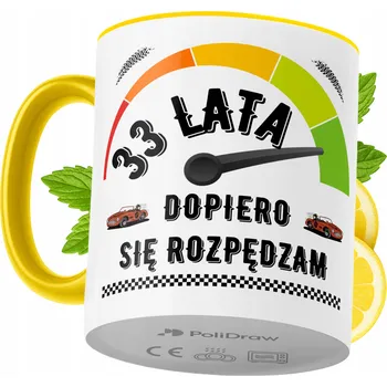 Hrnek Polidraw Hrnek Polidraw Narozeniny33 keramika 330 ml