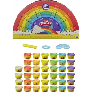 Výtvárné potřeby MODELÍNA PLAY DOH VELKÁ SADA DUHA 40 TUB 1,12 KG