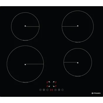 Varná deska INDUKČNÍ VARNÁ DESKA SKLENĚNÁ ČERNÁ PHI62430FMB 7,2 kW 4 ZÓNY BOOSTER PYRAMIS