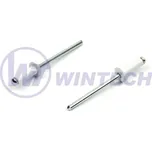 Nýt DIN 7337 Al/st 4,0 x 10 RAL 9010 Balení: 500 ks KEJSB40010F4K