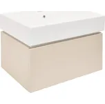 Swiss aqua technologies Koupelnová skříňka s umyvadlem SAT Feel 60x30x46 cm pískově béžová mat SATFEEL60BEU2