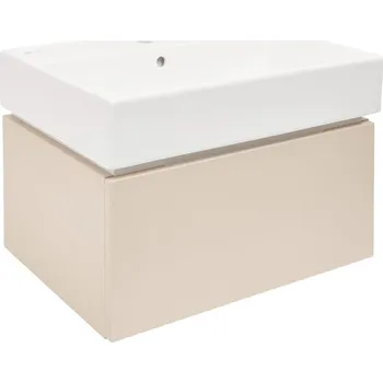 Ložnice Swiss aqua technologies Koupelnová skříňka s umyvadlem SAT Feel 60x30x46 cm pískově béžová mat SATFEEL60BEU2