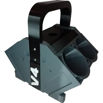 Stojan na víno Motor V4 na plechovky