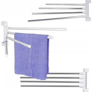 Věšák Věšák s pohyblivým ramenem na kolíčky Rodeno bílý