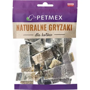 Pamlsek pro psa PETMEX Tresčí kůže proužky pamlsek pro kočky 40g