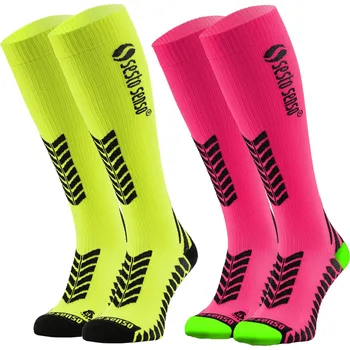 Pánské ponožky 2x PONOŽKY prodyšné termální kompresní Sesto Senso *43-46