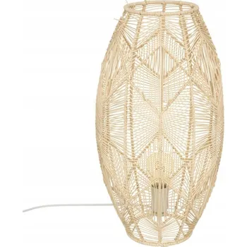 Lampička STOLNÍ LAMPA béžová RATANOVÁ boho KITA 49 cm