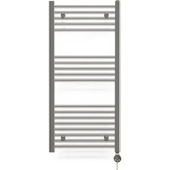 Radiátor EBS EBS LEO G50100MCR Radiátor elektrický 50x100 cm, tyč M vpravo, chrom HLE1000500CHLEPMR