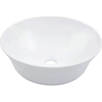 Umyvadlo Umyvadlo na desku kulaté VidaXL bílé