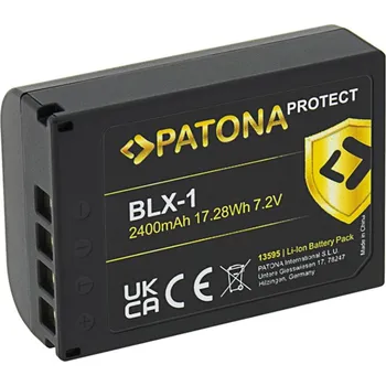 PATONA baterie pro foto Olympus BLX-1 2400mAh Li-Ion Protect OM-1